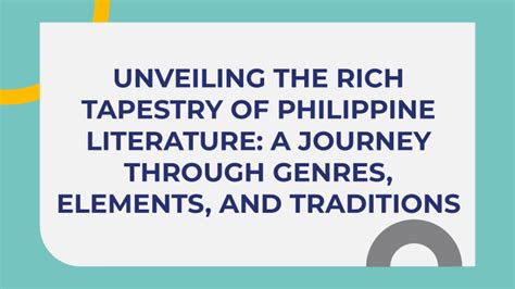  Zeal for Learning: Unveiling the Creative Tapestry of Filipino Educational Thought